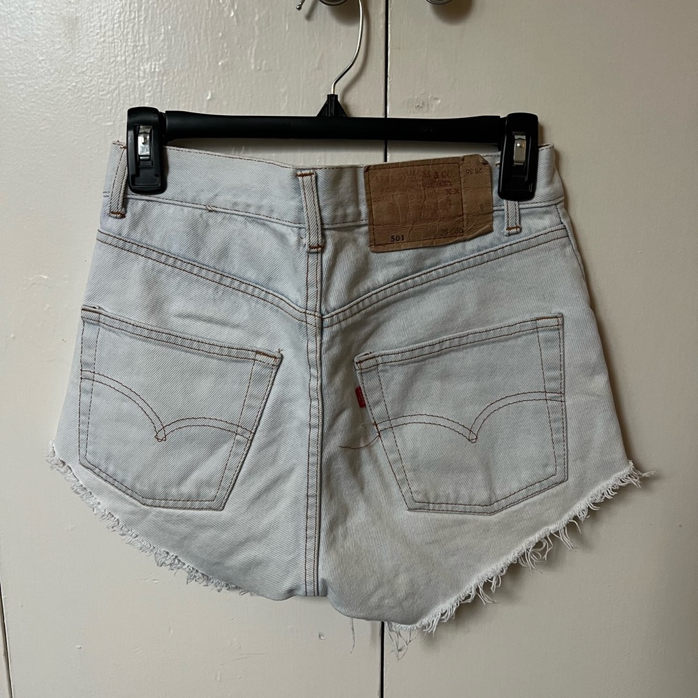 Levi reworked denim shorts